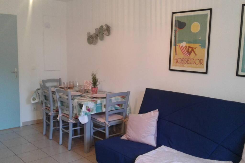 T2 Antigua Ondres Plage Avec Piscine Et Tennis Esterno foto