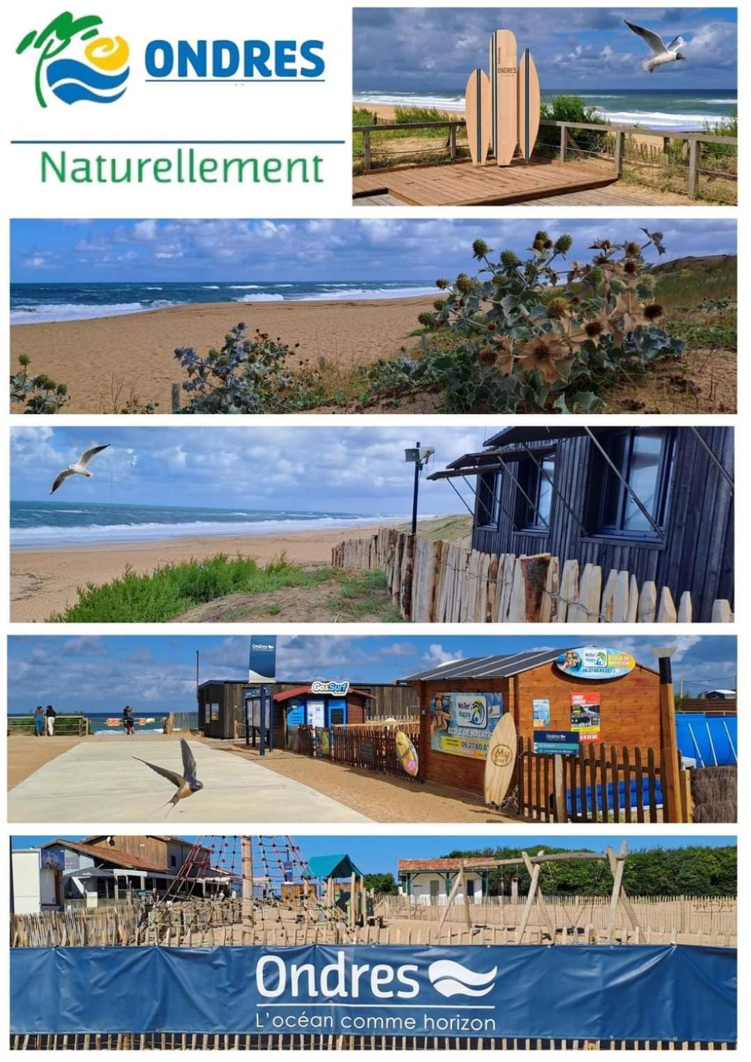 T2 Antigua Ondres Plage Avec Piscine Et Tennis Esterno foto